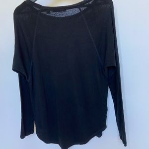 Navy blue/ black raglan top size XS